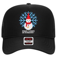 Snow Job Funny Snowman Trucker Hat