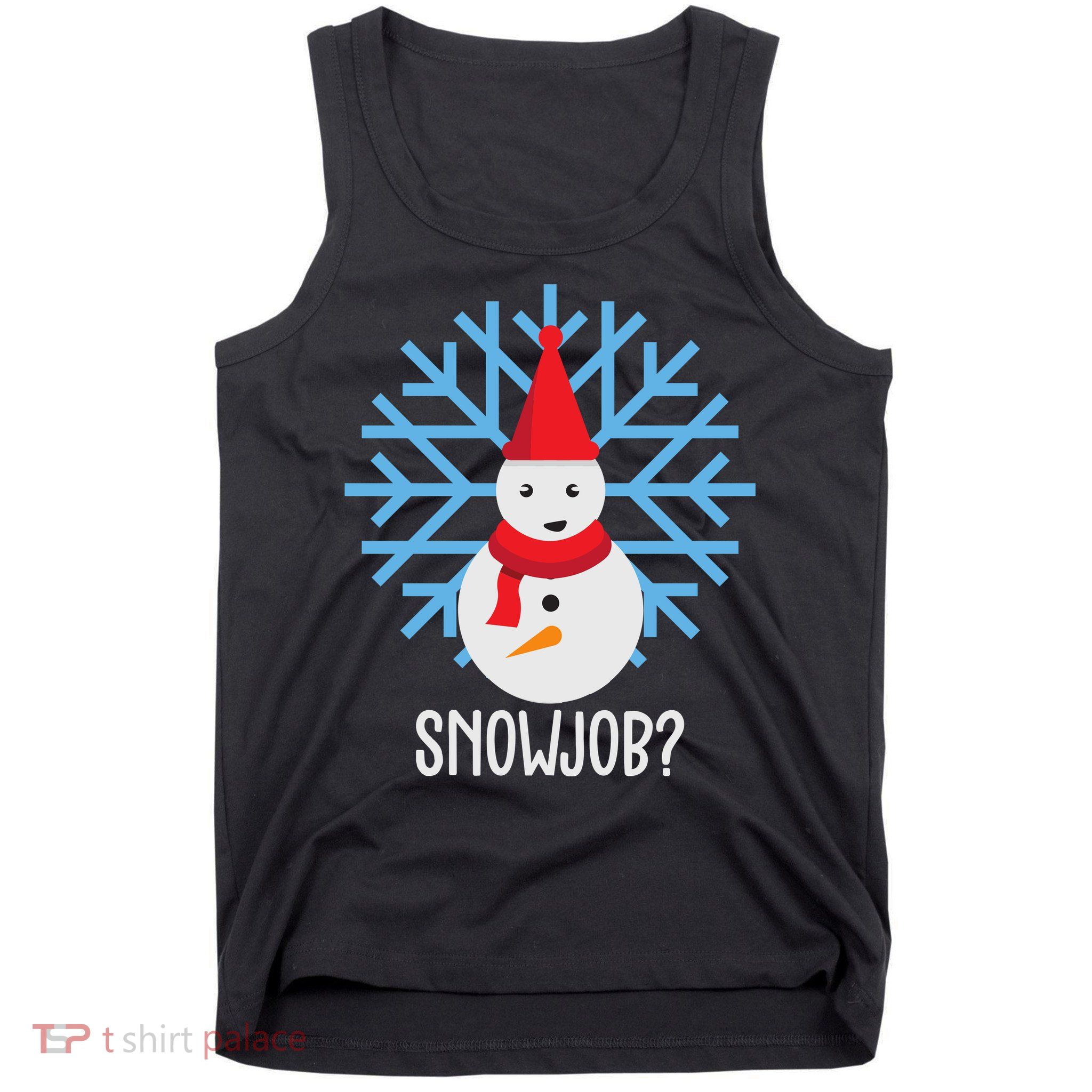 Snow Job Funny Snowman Tank Top