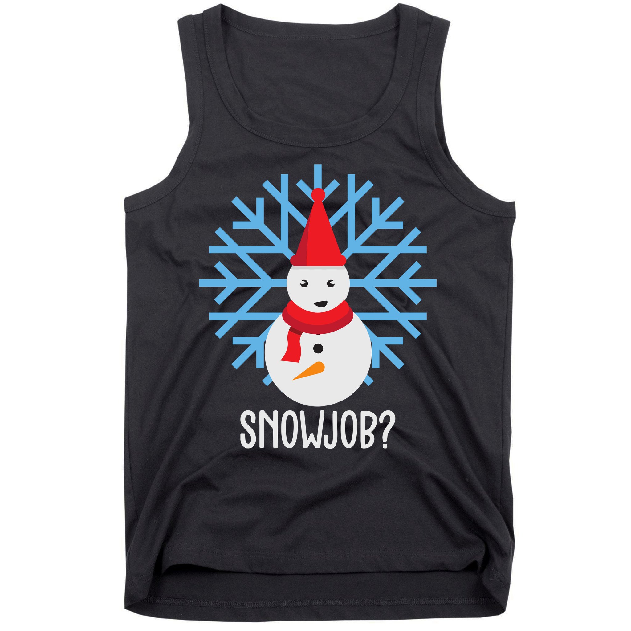 Snow Job Funny Snowman Tank Top