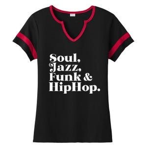 Soul Jazz Funk Ladies Halftime Notch Neck Tee