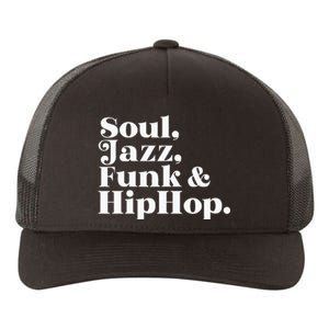 Soul Jazz Funk Yupoong Adult 5-Panel Trucker Hat