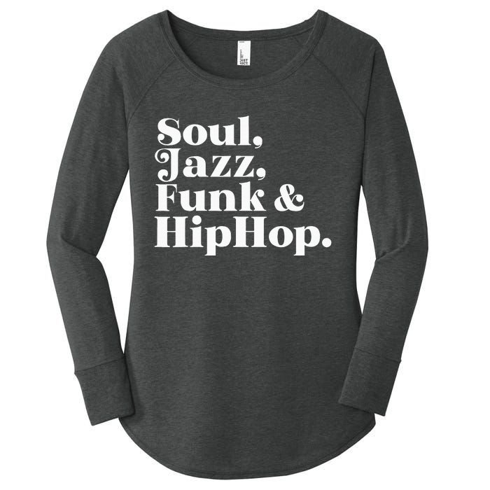 Soul Jazz Funk Women's Perfect Tri Tunic Long Sleeve Shirt