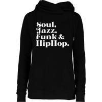 Soul Jazz Funk Womens Funnel Neck Pullover Hood