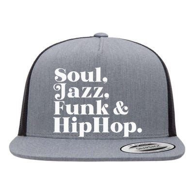 Soul Jazz Funk Flat Bill Trucker Hat