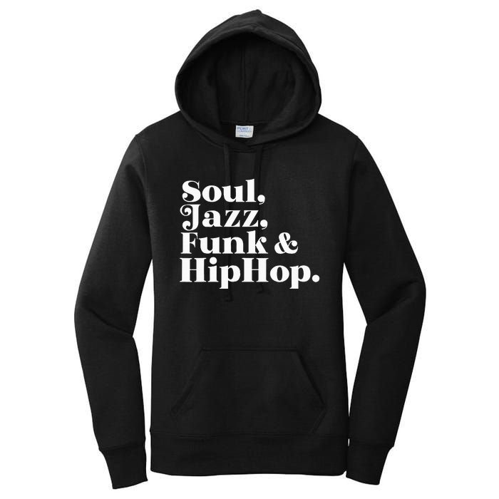 Soul Jazz Funk Women's Pullover Hoodie