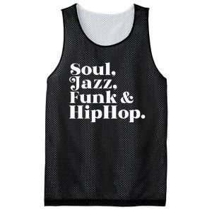 Soul Jazz Funk Mesh Reversible Basketball Jersey Tank