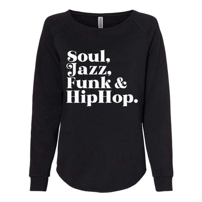 Soul Jazz Funk Womens California Wash Sweatshirt