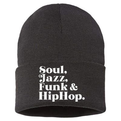 Soul Jazz Funk Sustainable Knit Beanie