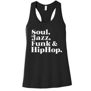 Soul Jazz Funk Women's Racerback Tank