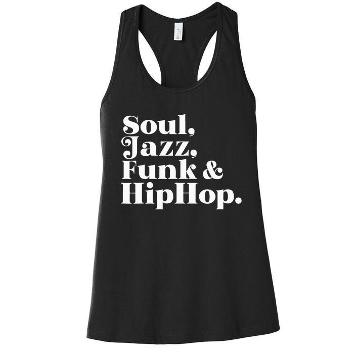 Soul Jazz Funk Women's Racerback Tank