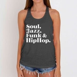 Soul Jazz Funk Women's Knotted Racerback Tank