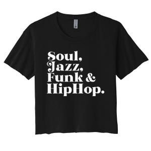 Soul Jazz Funk Women's Crop Top Tee