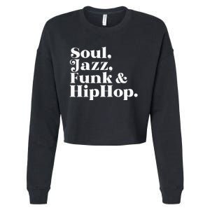 Soul Jazz Funk Cropped Pullover Crew