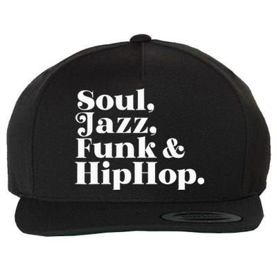 Soul Jazz Funk Wool Snapback Cap