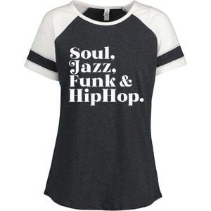 Soul Jazz Funk Enza Ladies Jersey Colorblock Tee