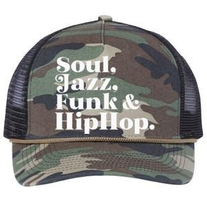 Soul Jazz Funk Retro Rope Trucker Hat Cap