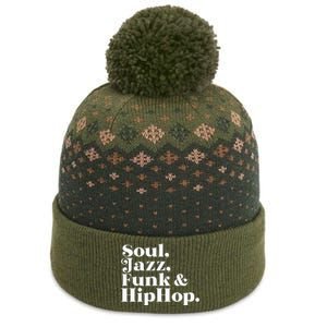 Soul Jazz Funk The Baniff Cuffed Pom Beanie