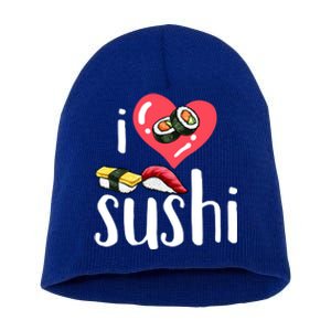 Sushi Japanese Food Sushi Lover Gift Short Acrylic Beanie