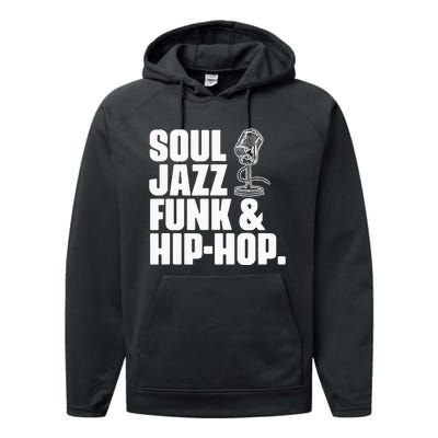 Soul Jazz Funk And Hip Hop Music Genre Musician Music Lovers Performance Fleece Hoodie