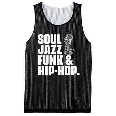 Soul Jazz Funk And Hip Hop Music Genre Musician Music Lovers Mesh Reversible Basketball Jersey Tank