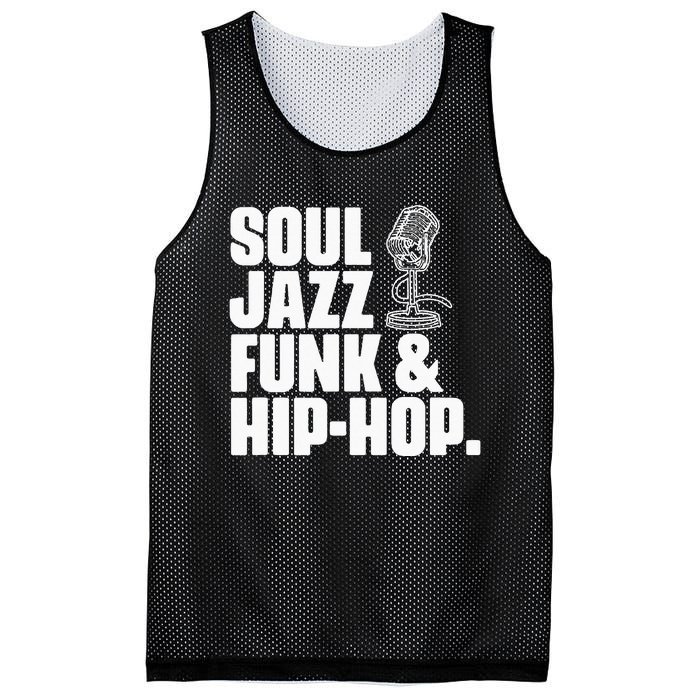 Soul Jazz Funk And Hip Hop Music Genre Musician Music Lovers Mesh Reversible Basketball Jersey Tank