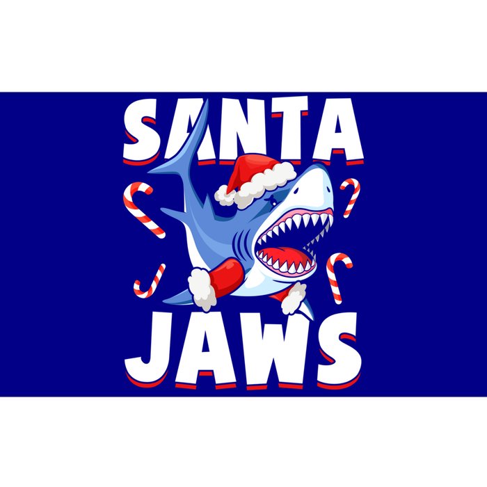 Santa Jaws Funny Christmas Shark Gift Cool Gift Bumper Sticker