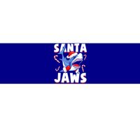 Santa Jaws Funny Christmas Shark Gift Cool Gift Bumper Sticker