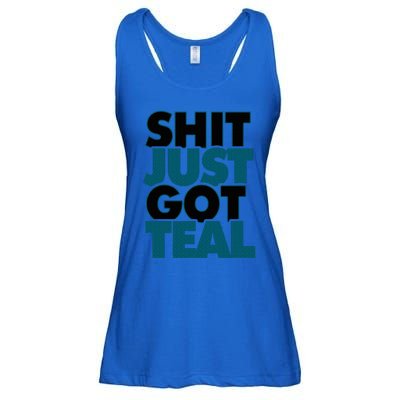 Shit Just Got Teal DTWD 904 Duval Til We Die Jacksonville  Ladies Essential Flowy Tank