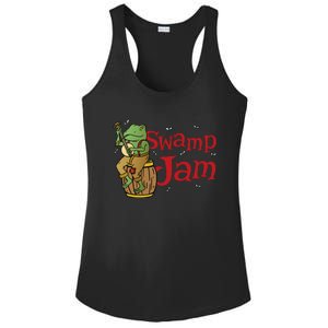 Swamp Jam Gator Musician Ladies PosiCharge Competitor Racerback Tank