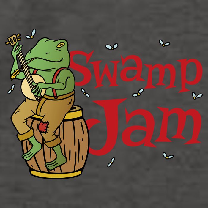 Swamp Jam Gator Musician Vector Backpack