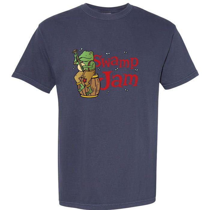 Swamp Jam Gator Musician Garment-Dyed Heavyweight T-Shirt