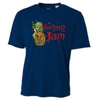 Swamp Jam Gator Musician Cooling Performance Crew T-Shirt