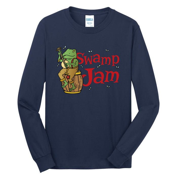 Swamp Jam Gator Musician Tall Long Sleeve T-Shirt