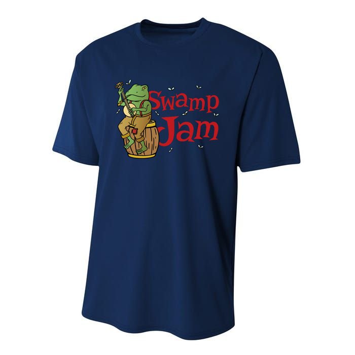 Swamp Jam Gator Musician Performance Sprint T-Shirt