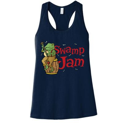 Swamp Jam Gator Musician Womens Tank Top