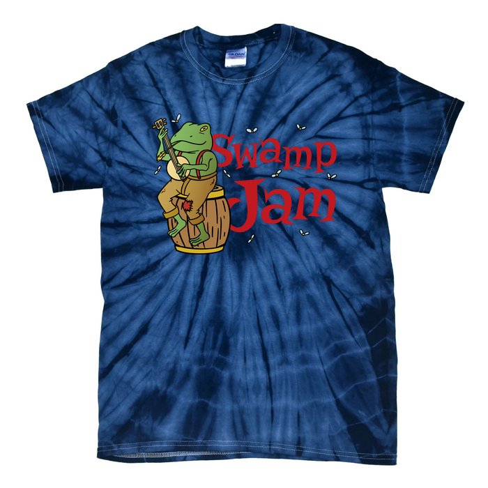 Swamp Jam Gator Musician Tie-Dye T-Shirt