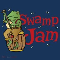 Swamp Jam Gator Musician Womens T-Shirt
