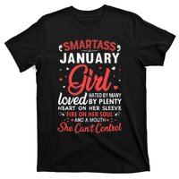 Smartass January Gift For Wo T-Shirt