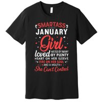 Smartass January Gift For Wo Premium T-Shirt