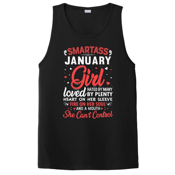 Smartass January Gift For Wo PosiCharge Competitor Tank