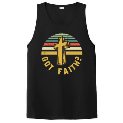 Sunset Jesus Got Faith PosiCharge Competitor Tank