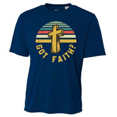 Sunset Jesus Got Faith Cooling Performance Crew T-Shirt