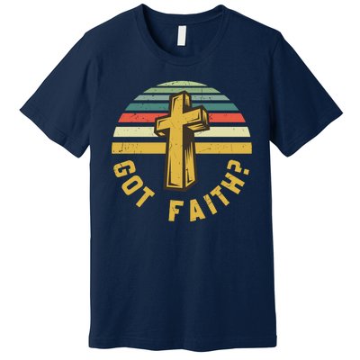 Sunset Jesus Got Faith Premium T-Shirt