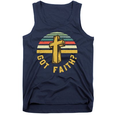 Sunset Jesus Got Faith Tank Top