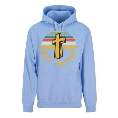 Sunset Jesus Got Faith Unisex Surf Hoodie