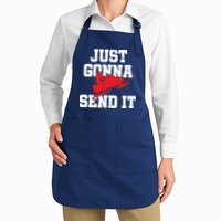 Snowmobile Just Gonna Send It Funny Freestyle Motor Sled Apron