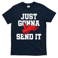 Snowmobile Just Gonna Send It Funny Freestyle Motor Sled T-Shirt
