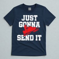 Snowmobile Just Gonna Send It Funny Freestyle Motor Sled T-Shirt