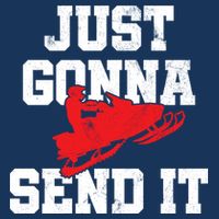 Snowmobile Just Gonna Send It Funny Freestyle Motor Sled T-Shirt