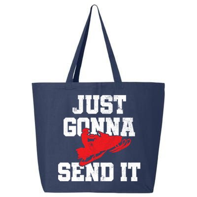 Snowmobile Just Gonna Send It Funny Freestyle Motor Sled 25L Jumbo Tote